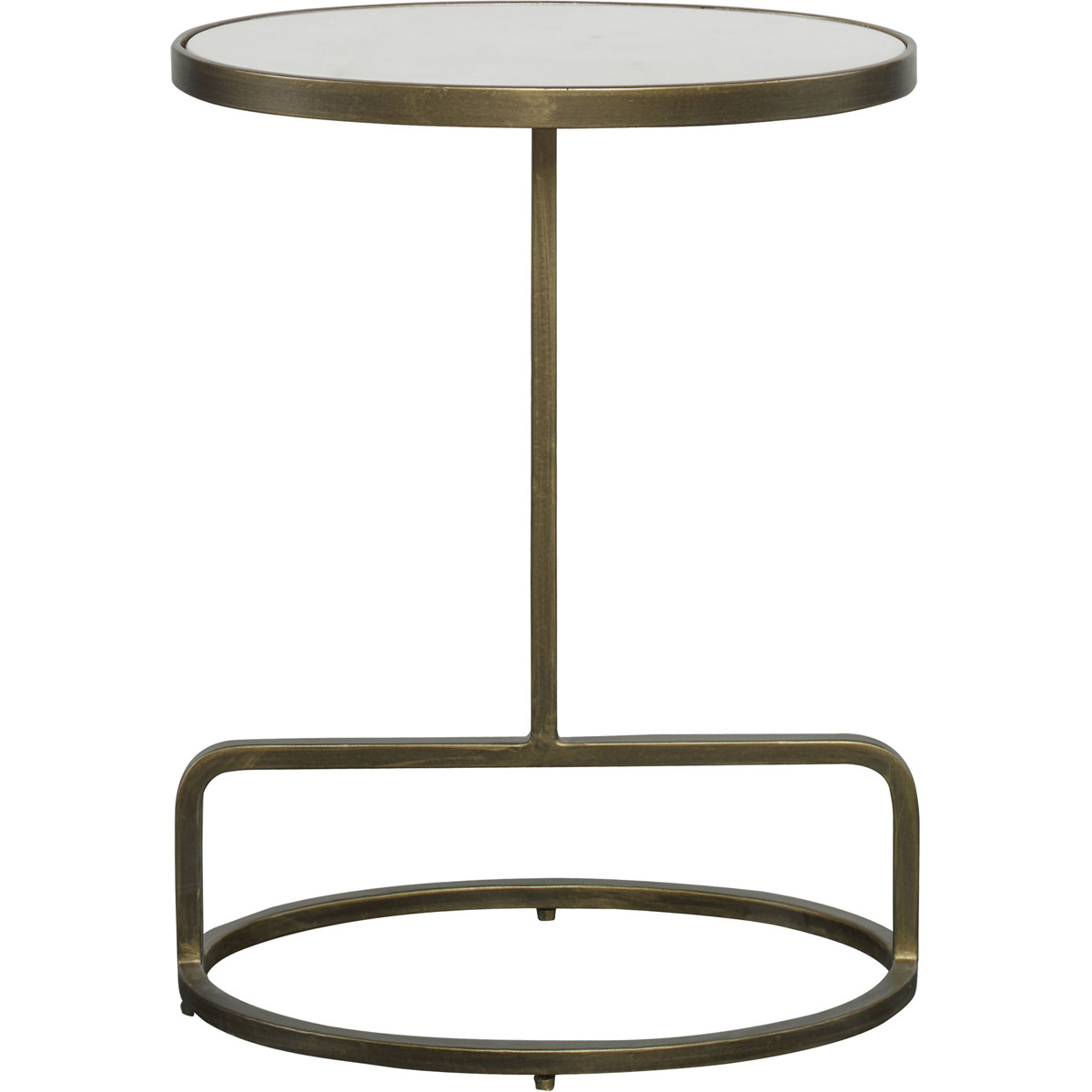 Uttermost 25135 Jessenia 23 X 18 inch White Marble and