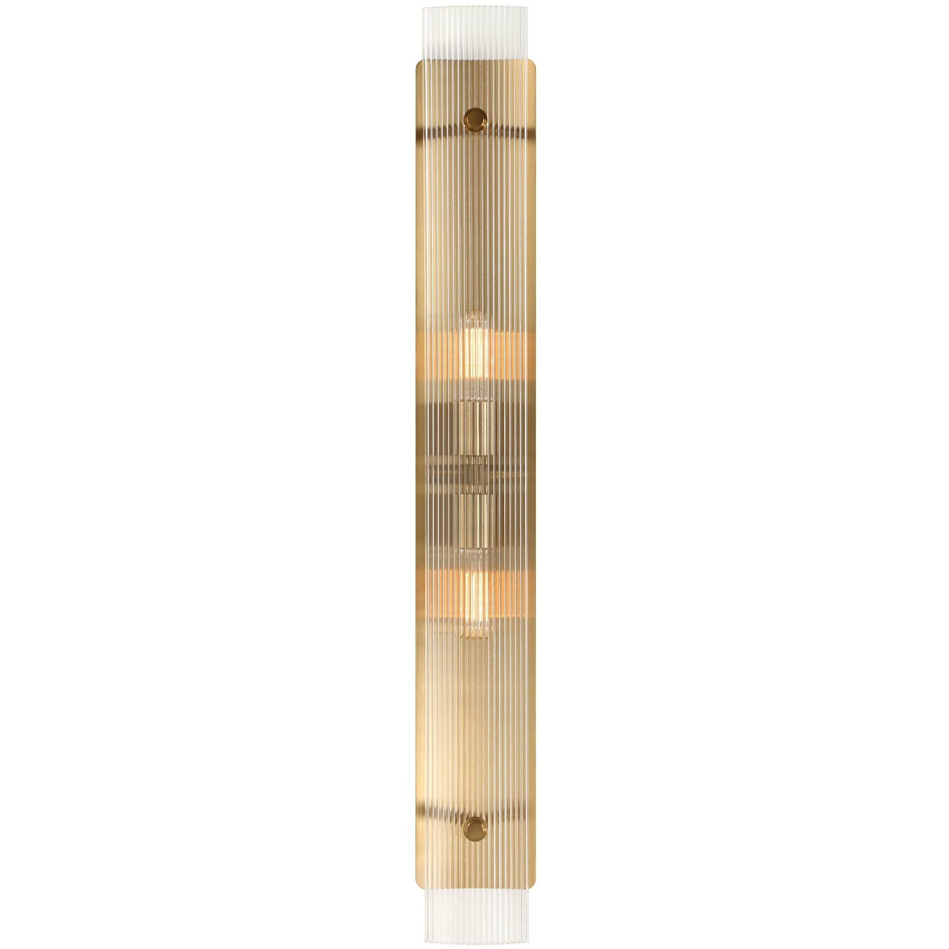 Elmhurst 2 Light 5 inch Warm Brass Vanity Sconce Wall Light