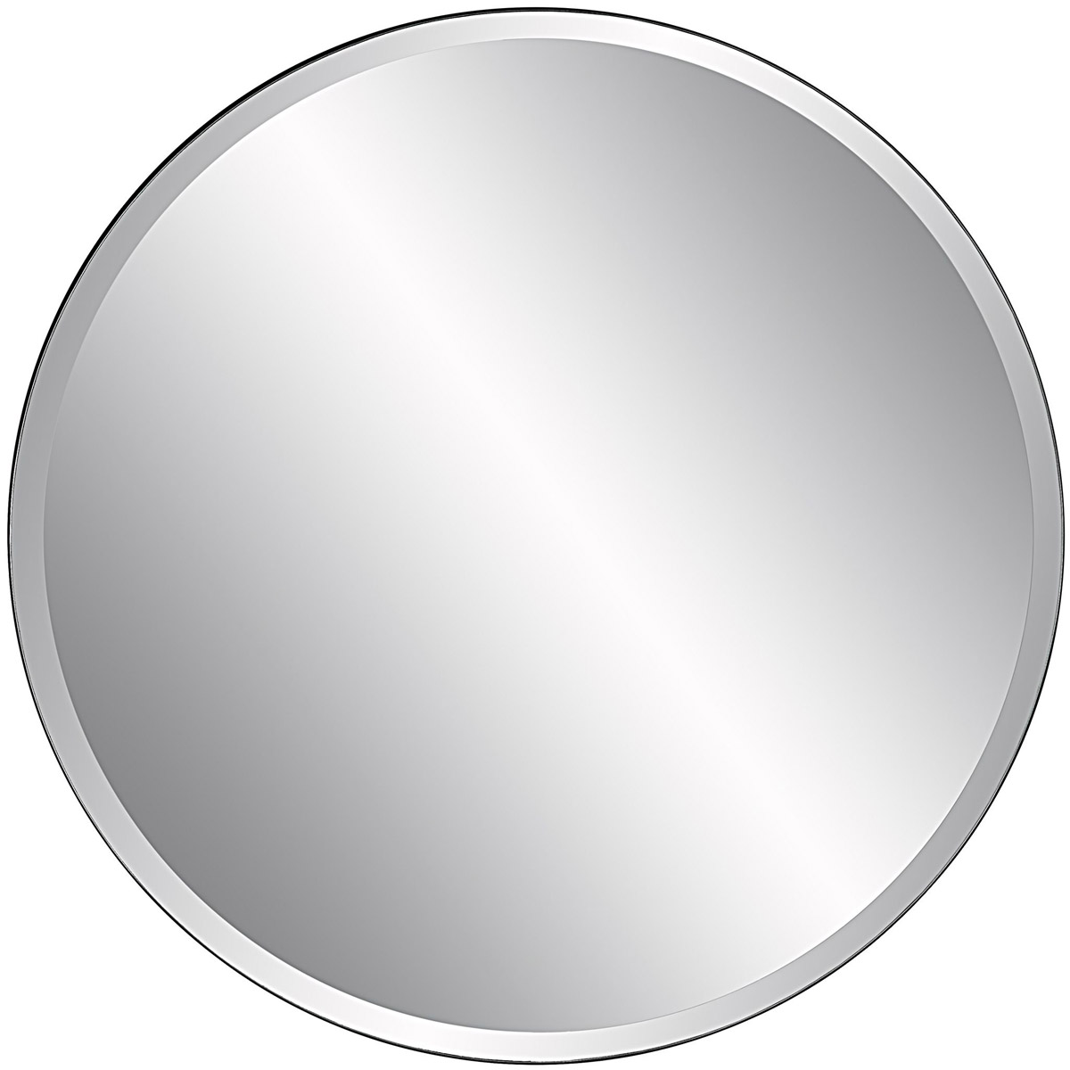 Cerelia 34 X 34 inch Matte Black Wall Mirror