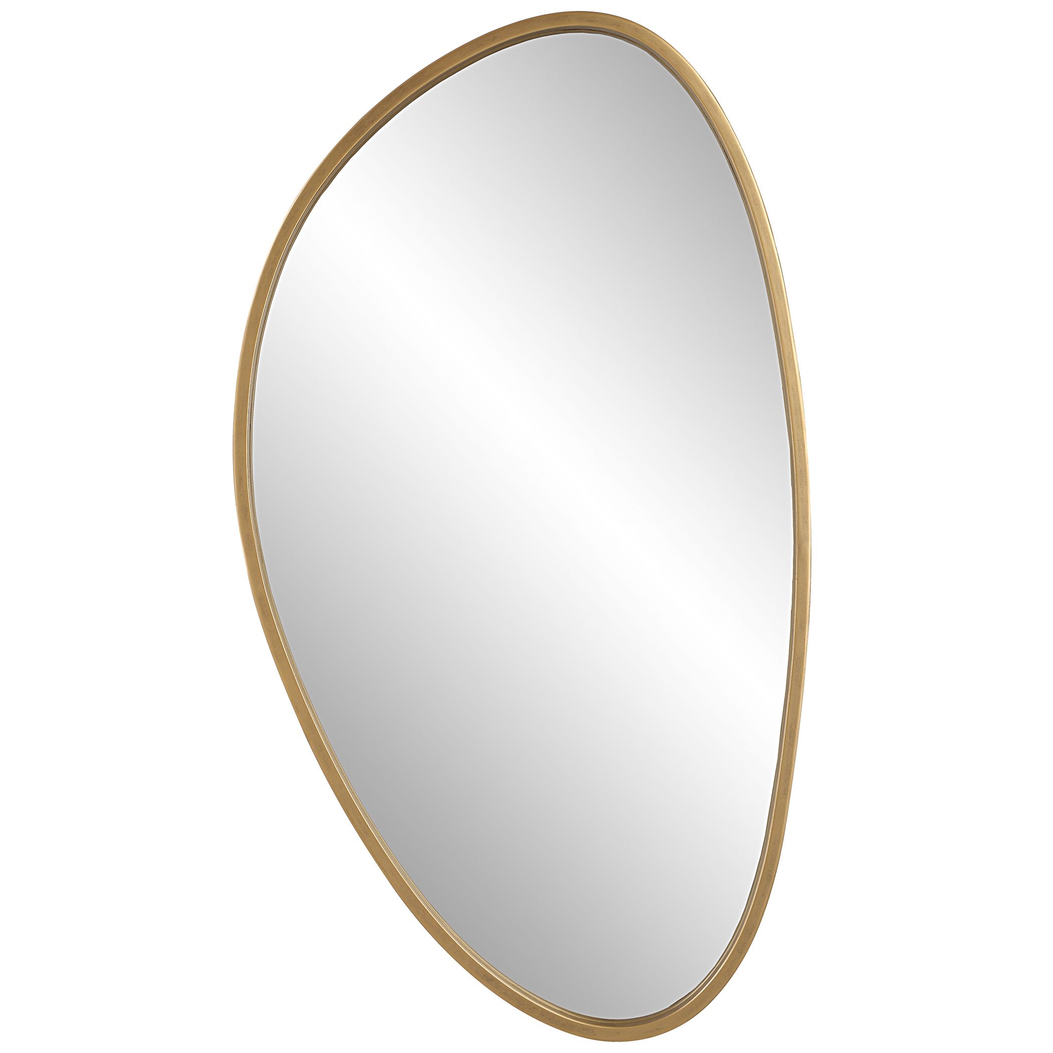 Boomerang 36 X 20 inch Aged Gold Mirror