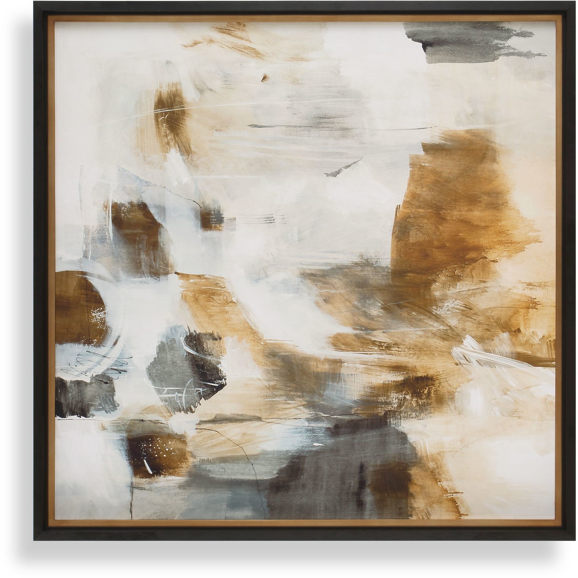Ancient Story 45.63 X 45.63 inch Framed Abstract Print