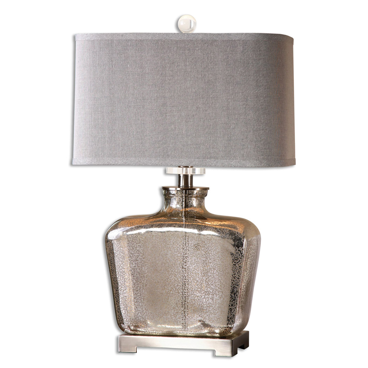 Molinara 28 inch 150 watt Brushed Nickel Table Lamp Portable Light