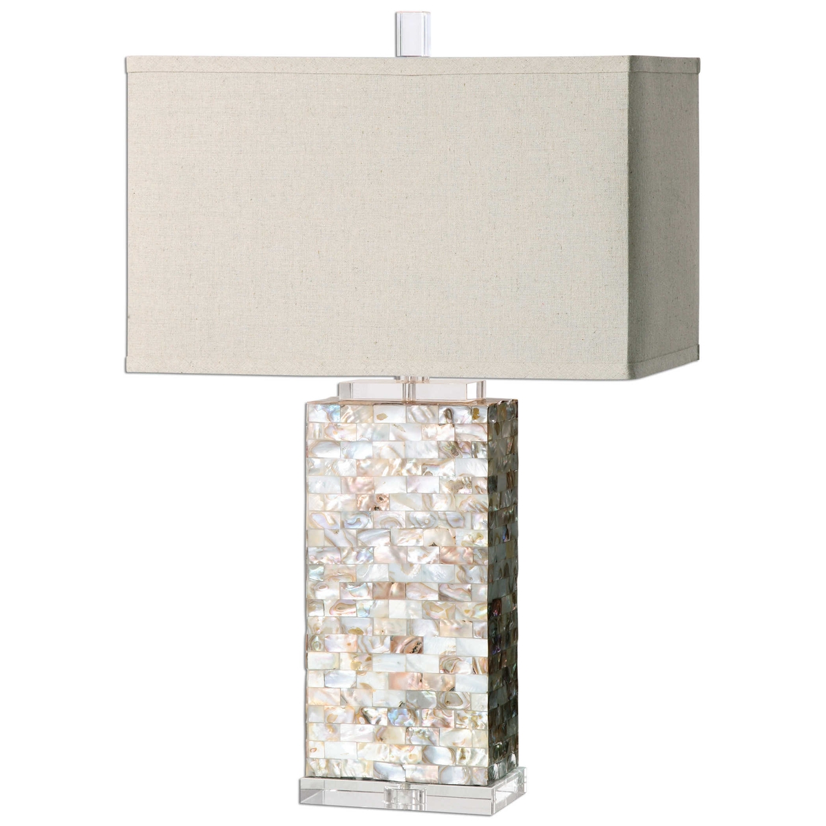 Aden 29 inch 150 watt Shell Lamp Portable Light