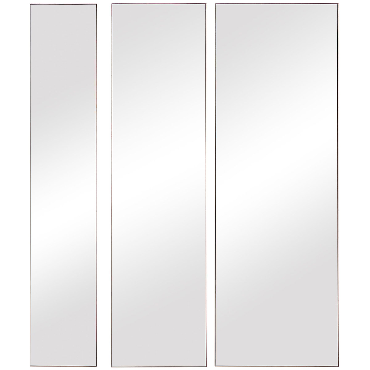 Rowling 47 X 16 inch Gold Wall Mirrors, Set of 3
