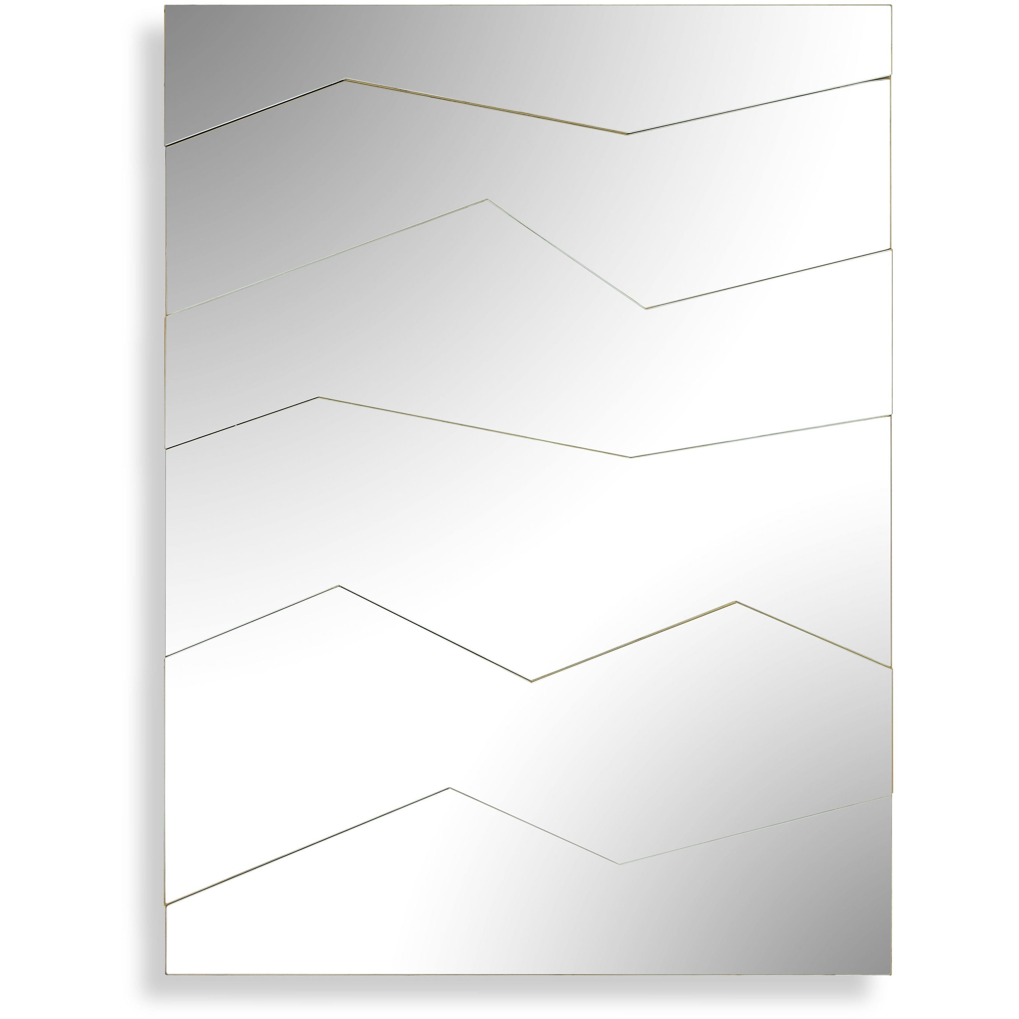 Fracture 48 X 36 inch Warm Gold Mirror